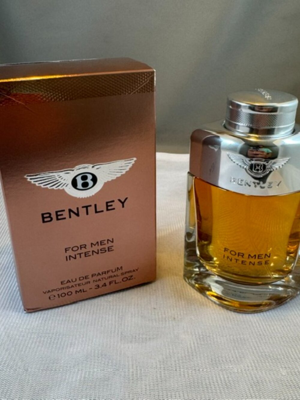 Bentley For Men Intense EDP Spray for Men 3.4oz New Opened Box $109